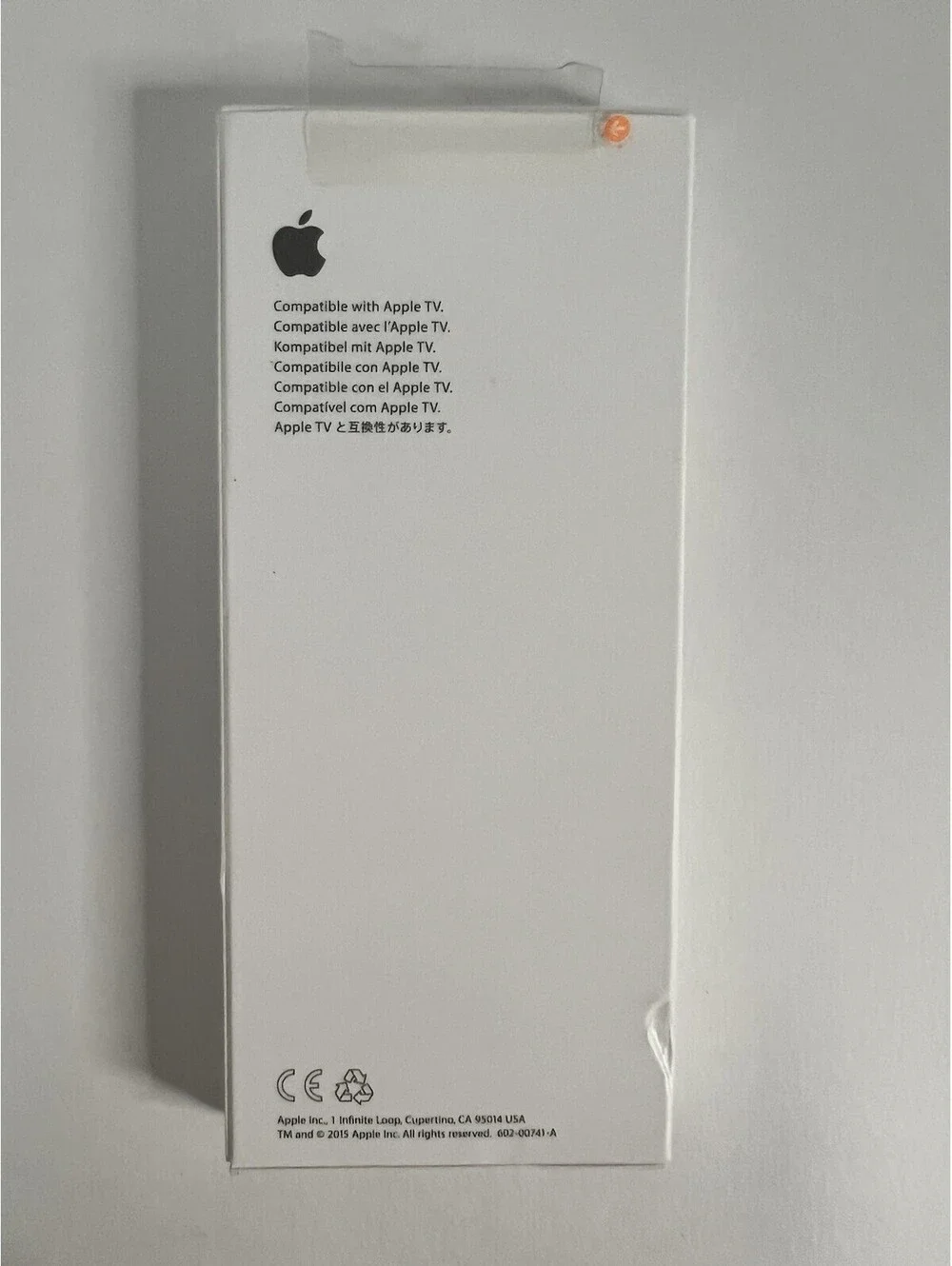 New Sealed OEM Apple TV Remote A1294 MC377LL/A Silver Aluminum 2nd 3rd Gen